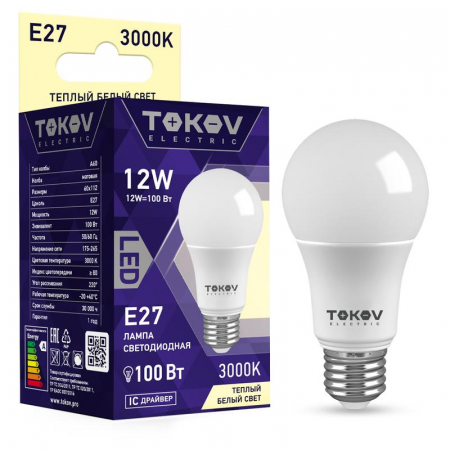 TOKOV ELECTRIC TKE-A60-E27-12-3K