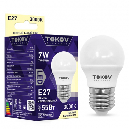 TOKOV ELECTRIC TKE-G45-E27-7-3K