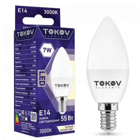 TOKOV ELECTRIC TKE-C37-E14-7-3K