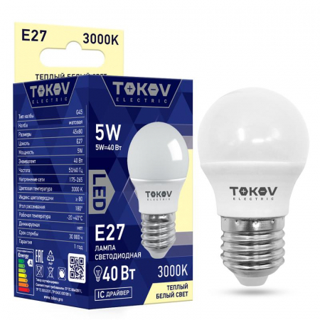 TOKOV ELECTRIC TKE-G45-E27-5-3K