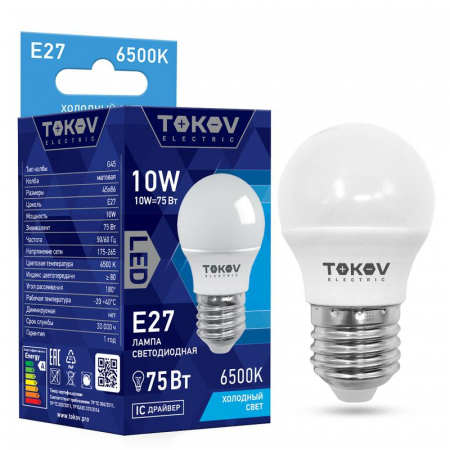 TOKOV ELECTRIC TKE-G45-E27-10-6.5K