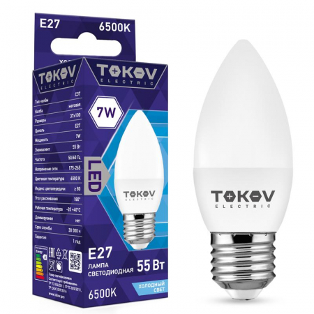 TOKOV ELECTRIC TKE-C37-E27-7-6.5K