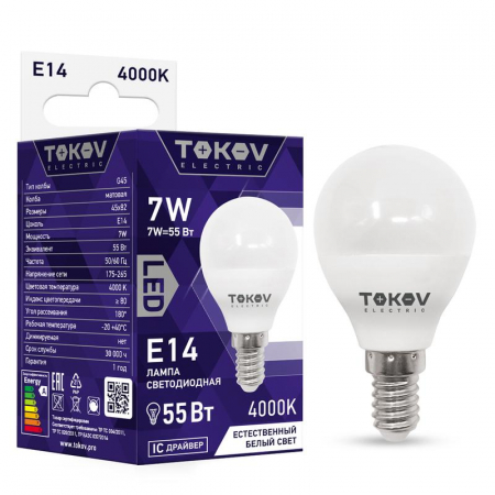 TOKOV ELECTRIC TKE-G45-E14-7-4K