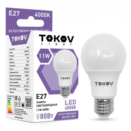 TOKOV ELECTRIC TKL-A60-E27-11-4K